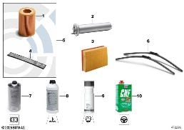 发动机机油保养 / 保养检查 diagram for BMW 5 Series F07 GT LCI 535dX