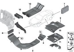 AIR CHANNEL diagram for BMW 6 Series F12 640i