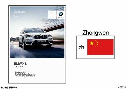 Handleiding F49 diagram for BMW X1L F49 LCI X1 25LiX