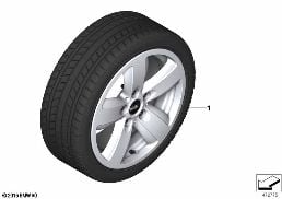 WINTER WHEEL W.TIRE REVOLITE SP.517-16