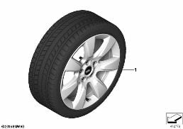 WINTER WHEEL W.TIRE IMPRINT SP.530-17