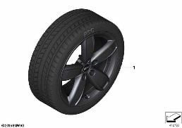 WINTER WHEEL W.TIRE CHANNEL SP.531-17