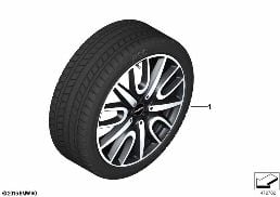 WINTER WHEEL W.TIRE BLACK THR.529 - 18