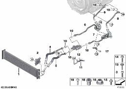 TRANSMISSION OIL COOLER/OIL COOLER LINE
