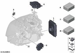 SINGLE PARTS, HEADLIGHT LED