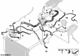 COOLING SYSTEM COOLANT HOSES