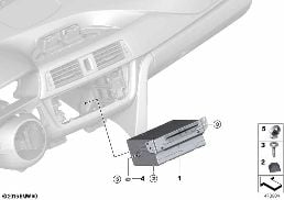HEADUNIT HIGH 2 diagram for BMW 4 Series F33 LCI 430d