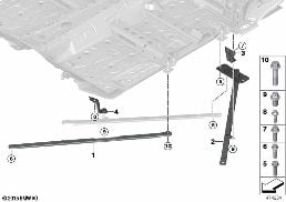 Güçlendirme, Gövde diagram for BMW MINI Cabrio F57 JCW