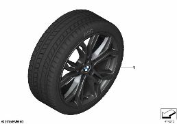 WINTER WHEEL WITH TIRE Y-SPOKE 566 - 18