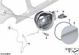 FILL-IN FLAP diagram for BMW 2 Series F23 LCI 220i
