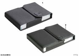 Pochette du livret de bord diagram for BMW 5 Series E39 525td