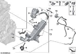 POLLUTANT REDUCTION COOLING diagram for BMW 3 Series F30 LCI 320d ed