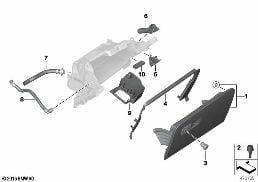 Guantera diagram for BMW 5 Series G30 530dX