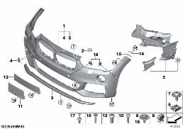 M TRIM, FRONT