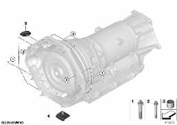 Pieces de fixation de boite de vitesses diagram for BMW Rolls-Royce Cullinan RR31 Cullinan