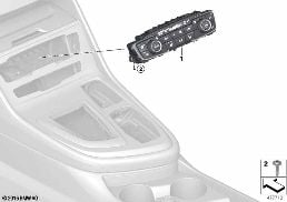 AUTOMATIC AIR CONDITIONING CONTROL diagram for BMW 2 Series F45 Active Tourer LCI 216i