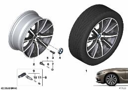 BMW LA WHEEL V-SPOKE 684 - 18