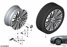 BMW LA WHEEL DOUBLE SPOKE 634 - 18