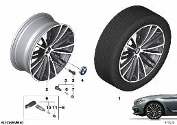 BMW LA WHEEL V-SPOKE 635 - 19