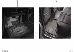 All Weather Floor Liners diagram for BMW X4 F26 35iX