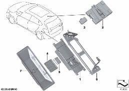TELEMATIC COMMUNICATION BOX diagram for BMW 2 Series F45 Active Tourer LCI 218i