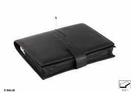 LOGBOOK SLIPCASE BMW diagram for BMW 5 Series F11 LCI 520d