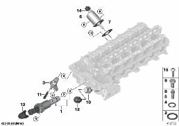 CYLINDER HEAD, ELECTR. ADD-ON PARTS