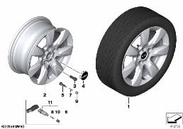 MINI LA WHEEL IMPRINT SPOKE 530 - 17
