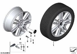 MINI LA WHEEL PAIR SPOKE 532 - 18