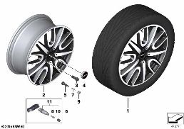 MINI LA WHEEL JCW THRILL SPOKE 529 - 18