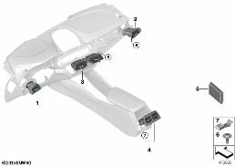 AIR OUTLET diagram for BMW 6 Series G32 GT 630i