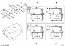 雙向通話裝置 / 車窗加熱 diagram for BMW 5 Series E60 530i