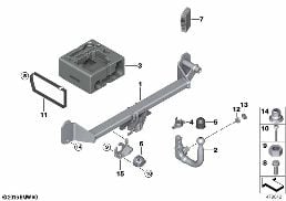 TOWING HITCH, DETACHABLE