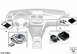 INTEGRATED NAVIGATION diagram for BMW 4 Series F33 425d