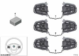 touches volant base diagram for BMW 5 Series G30 530i
