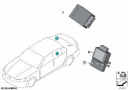 Stuurtoestel diagram for BMW 3 Series G20 Sedan LCI 330eX