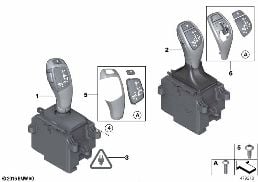 GEAR SELECTOR SWITCH diagram for BMW 4 Series F33 425d