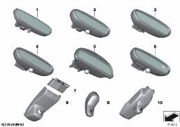 INTERIOR MIRROR diagram for BMW 2 Series F45 Active Tourer LCI 216d