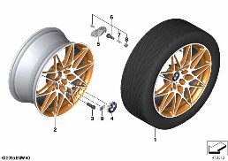 BMW LK hvězdicový paprsek 666M diagram for BMW 4 Series F82 M4 M4 GTS