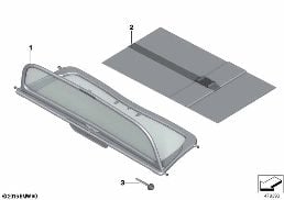 CONVERTIBLE TOP WIND DEFLECTOR