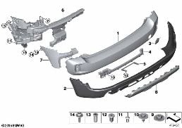 TRIM COVER, REAR