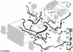 COOLING SYSTEM COOLANT HOSES