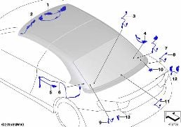 MICROSWITCH diagram for BMW 4 Series F33 425d