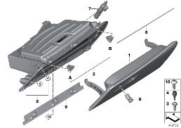GLOVE BOX diagram for BMW i8 I12 i8