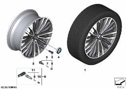 BMW LA WHEEL MULTI-SPOKE 708 - 19