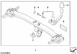 Dispositif d'attelage amovible diagram for BMW 5 Series E39 525td