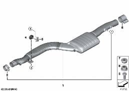 CATALYTIC CONVERTER/FRONT SILENCER