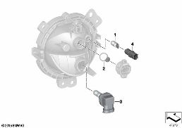 SINGLE PARTS, HEADLIGHT, BUMPER