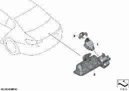 REVERSING CAMERA diagram for BMW 5 Series G30 530i