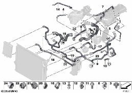 COOLING SYSTEM COOLANT HOSES